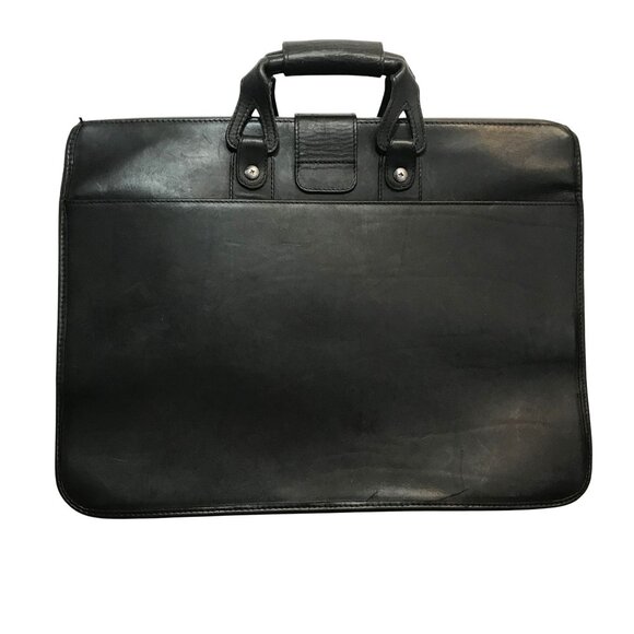 Hartmann Briefcase Classic Black Leather Executive Professional Document Bag 18" - Picture 2 of 14